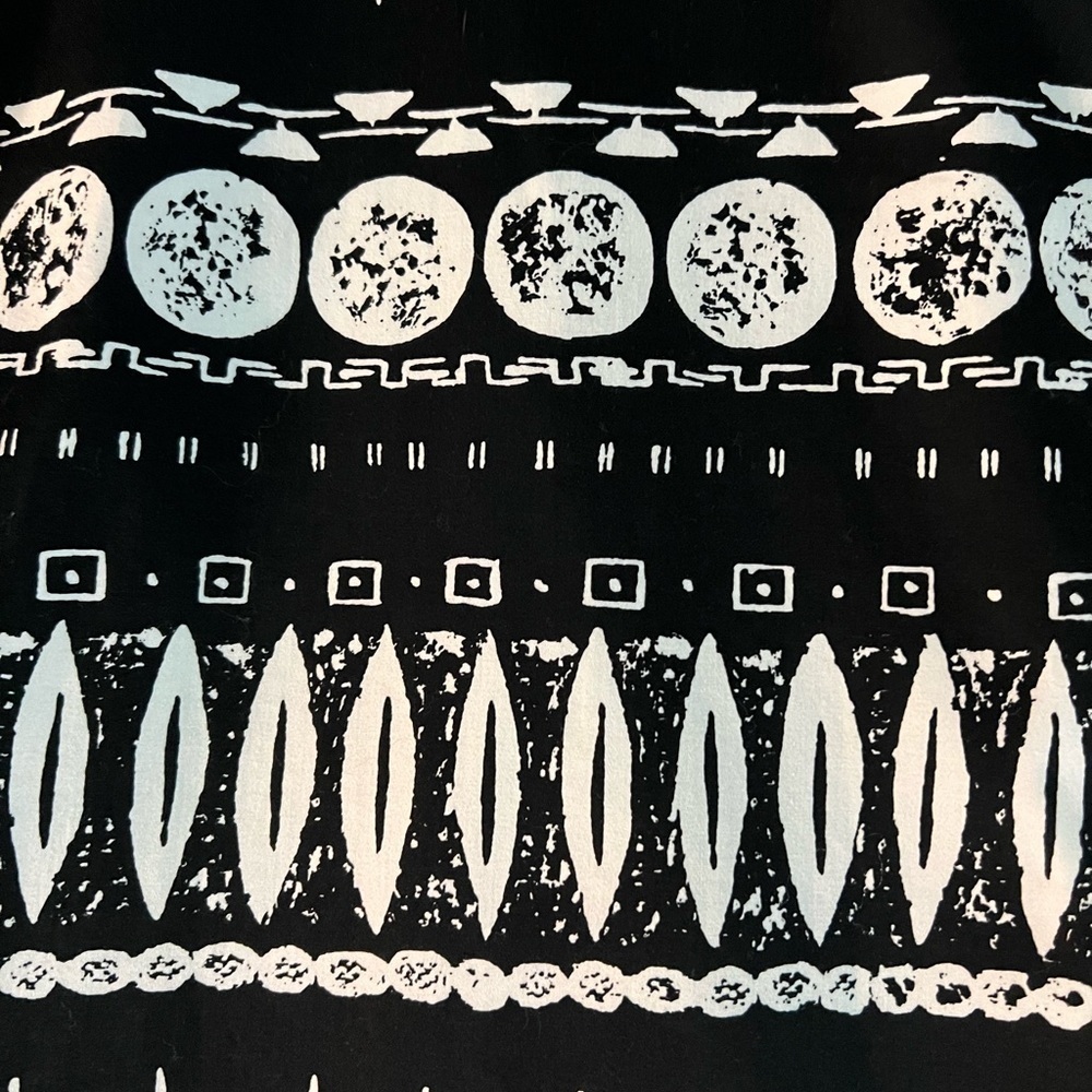 VERONICA BEARD WOODBLOCK PRINT FLARED A-LINE SKIRT SIZE 6 - Picture 12 of 12